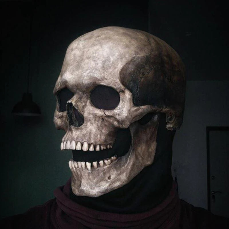 Halloween Skelett Mann ultra realistische Maske